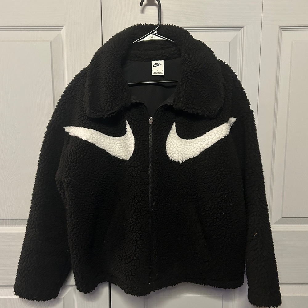Women’s Nike crop fleece jacket SZ L